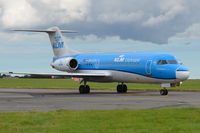 PH-KZB @ EGSH - Just landed with a white nose. - by Graham Reeve