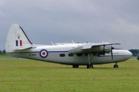 G-BXES @ EGDV - Percival P.66 Pembroke C.1 [P66/101] (Air Atlantique Classic Flight) Hullavington~G 21/05/2005 Wears its former military marks of XL954. - by Ray Barber