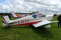 G-BFEH @ EGDV - Jodel D.117A Gran Tourisme [828] Hullavington~G 21/05/2005 - by Ray Barber
