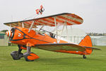 N74189 @ X5FB - Stearman PT-17 Kaydet at Fishburn Airfield, July 2011. - by Malcolm Clarke