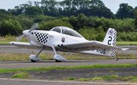 G-VFDS @ EGFH - Resident RV-8, Raven 2 in Team Raven. - by Roger Winser