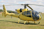 HA-LFH @ EGBR - Aerospatiale SA-342J Gazelle at The Real Aeroplane Company's Wings & Wheels Weekend, Breighton Airfield, July 2011. - by Malcolm Clarke