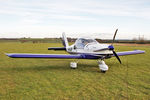G-UZUP @ X5FB - Aerotechnik EV-97 Eurostar, Fishburn Airfield, January 2012. - by Malcolm Clarke