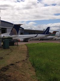 PH-IAM @ EGTE - on maintenance apron - by magnaman