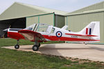 G-CBBT @ X5FB - Scottish Aviation Bulldog T.1 at Fishburn Airfield, April 24th 2010. - by Malcolm Clarke