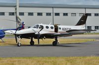 N2673D @ EGHH - Visitor at Bliss Avn - by John Coates