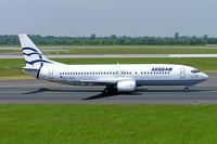 SX-BLM @ EDDL - Boeing 737-42C [24813] (Aegean Airlines) Dusseldorf~D 19/05/2005 - by Ray Barber