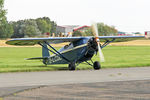 G-LCGL @ EGBR - Comper CLA7 Swift Replica at The Real Aeroplane Company's Helicopter Fly-In, Breighton Airfield, September 20th 2015. - by Malcolm Clarke
