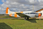 D-IFSB @ X5FB - De Havilland DH-104 Dove 2B. The first airframe delivered to Fishburn Airfield for the soon to be established Fishburn Historic Aviation Centre. March 13th 2016. - by Malcolm Clarke