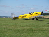 G-AFGE @ EGHA - in sun at compton - by magnaman