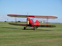 G-BAKN @ EGHA - just arrived - by magnaman