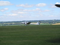 G-OFIX @ EGHA - just landing - by magnaman