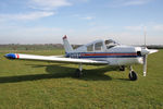 G-AYKW @ X5FB - Piper PA-28-140 Cherokee, Fishburn Airfield, March 25th 2012. - by Malcolm Clarke
