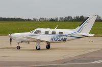 N195AM @ EGSH - Nice Visitor. - by keithnewsome