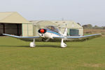 G-DISO @ X5FB - SAN Jodel D-150 Mascaret, Fishburn Airfield, October 25th 2015. - by Malcolm Clarke