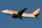 G-EZJI @ EGNT - Boeing 737-73V on approach to 25 at Newcastle Airport, November 2nd 2006.. - by Malcolm Clarke