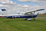 G-BCYR @ EGBR - Reims F172M at The Real Aeroplane Company's May-hem Fly-In, Breighton Airfield, May 2013. - by Malcolm Clarke