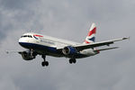 G-BUSH @ EGNT - Airbus A320-211 on approach to 25 at Newcastle Airport, March 7th 2007. - by Malcolm Clarke