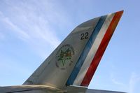 22 @ LFOT - Dassault MD-454 Mystère IV A, Close view of tail, Preserved at Tours Air Base 705 (LFOT-TUF) - by Yves-Q