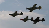 OM-MHE @ LHMC - Miskolc Airport - in convoys of simulation participants planes - by Attila Groszvald-Groszi