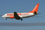 G-EZJC @ EGNT - Boeing 737-73V on approach to 25 at Newcastle Airport, September 2007. - by Malcolm Clarke