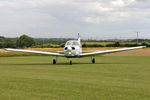 G-BODE @ X5FB - Piper PA-28-161 Cherokee Warrior II, Fishburn Airfield, August 16th 2015. - by Malcolm Clarke