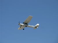 N704UT @ SZP - 1976 Cessna 150M, Continental O-200 100 Hp, takeoff climb Rwy 22 - by Doug Robertson