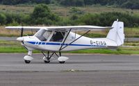 G-CISG @ EGFH - Visiting Ikarus C42. - by Roger Winser