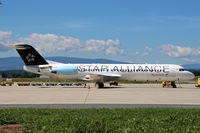 OE-LVG @ LOWG - Austrian Fokker 100 @GRZ Star Alliance-Livery - by Stefan Mager