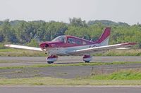 F-GJUV @ EGFH - Archer II, Meaux france based, previously N4350K, seen taxxing in. - by Derek Flewin