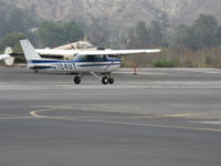 N704UT @ SZP - 1976 Cessna 150M, Continental O-200 100 Hp, foggy but flyable, takeoff roll Rwy 22 - by Doug Robertson