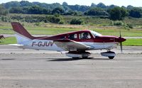 F-GJUV @ EGFH - Visiting Archer II. - by Roger Winser