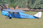 G-AAZP @ X1WP - De Havilland DH-80A Puss Moth at The De Havilland Moth Club's 28th International Moth Rally at Woburn Abbey. August 17th 2013. - by Malcolm Clarke