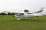 G-CEFV @ X5FB - Cessna 182T Skylane, Fishburn Airfield, October 25th 2015. - by Malcolm Clarke