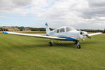 G-BODE @ X5FB - Piper PA-28-161 Cherokee Warrior II, Fishburn Airfield, August 16th 2015. - by Malcolm Clarke