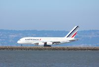 F-HPJG @ KSFO - Airbus A380-800 - by Mark Pasqualino