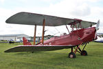 G-ANLS @ X5ES - De Havilland DH-82A Tiger Moth II. Great North Fly-In, Eshott Airfield UK, September 2012. - by Malcolm Clarke