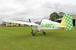 G-ARFV @ X5FB - Tipsy T-66 Nipper 2 at Fishburn Airfield, August 10th 2013. - by Malcolm Clarke