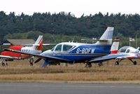 G-BDFW @ EGLK - Rockwell Commander 112A [308] Blackbushe~G 14/07/2010 - by Ray Barber