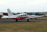 G-GFCD @ EGLK - Piper PA-34-220T Seneca III [34-8133073] Blackbushe~G 14/07/2010 - by Ray Barber