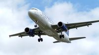 5B-DCL @ EGLL - Arriving London Heathrow - by Jim Sewell