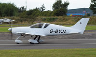 G-BYJL @ EGCF - G-BYGL departing at Sandtoft
