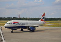 G-EUYB @ EDDT - Airbus A320-232 at Berlin Tegel - by moxy