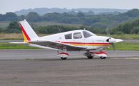G-AVSD @ EGFH - Visiting Cherokee. - by Roger Winser