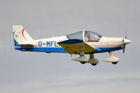 G-MFLA @ EGSG - Landing at Norwich. - by Graham Reeve