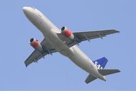 OY-KAR @ LFPG - Airbus A320-232, Take off rwy 27L, Roissy Charles De Gaulle airport (LFPG-CDG) - by Yves-Q