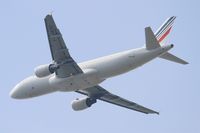 F-GKXO @ LFPG - Airbus A320-214, Take off rwy 27L, Roissy Charles De Gaulle airport (LFPG-CDG) - by Yves-Q