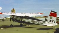 N714NT @ O88 - CHP Cessna 185 at the old Rio Vista Airport in California. - by Clayton Eddy