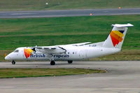 G-JEDF @ EGCC - De Havilland Canada DHC-8Q-311A Dash 8 [548] (British European) Manchester-Ringway~G 14/12/2004 - by Ray Barber