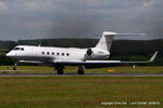 N586GV @ EGGW - at Luton - by Chris Hall